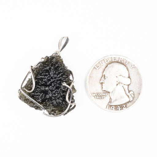 Moldavite Pendant 6.36 g 34x24mm - InnerVision Crystals