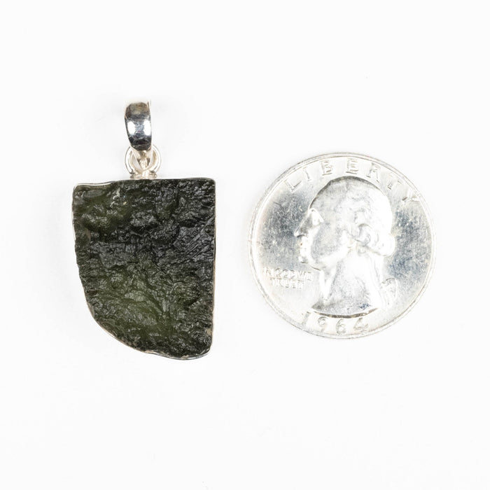 Moldavite Pendant 6.36 g 35x19mm - InnerVision Crystals