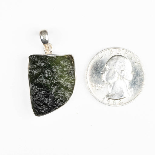 Moldavite Pendant 6.46 g 36x19mm - InnerVision Crystals