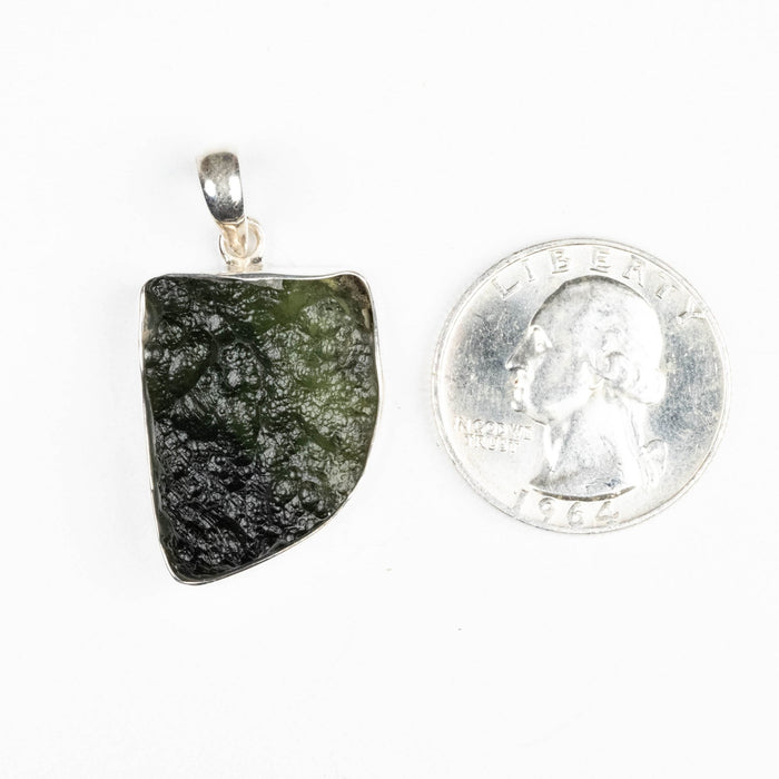 Moldavite Pendant 6.46 g 36x19mm - InnerVision Crystals