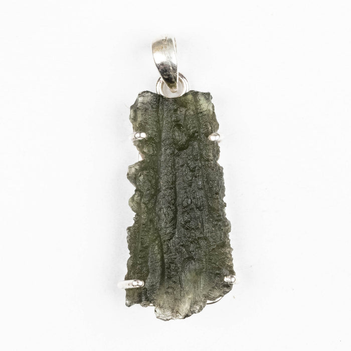 Moldavite Pendant 6.51 g 42x17mm - InnerVision Crystals