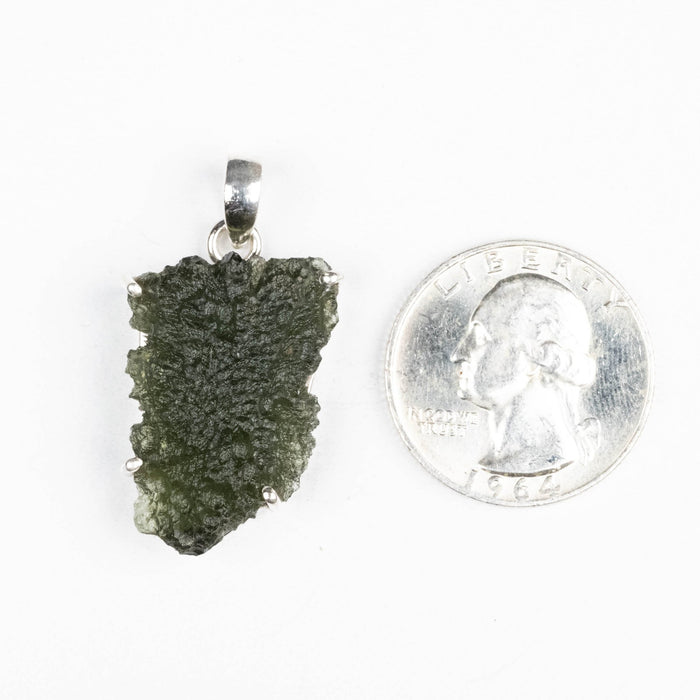Moldavite Pendant 6.68 g 36x19mm - InnerVision Crystals