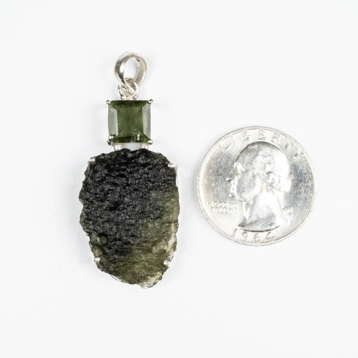 Moldavite Pendant 6.95 g 47x20mm - InnerVision Crystals
