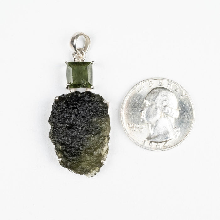 Moldavite Pendant 6.95 g 47x20mm - InnerVision Crystals
