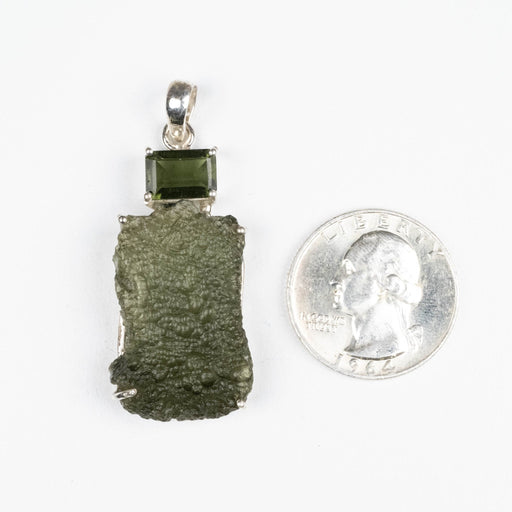 Moldavite Pendant 7.10 g 49x21mm - InnerVision Crystals