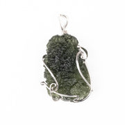 Moldavite Pendant 7.14 g 38x19mm - InnerVision Crystals