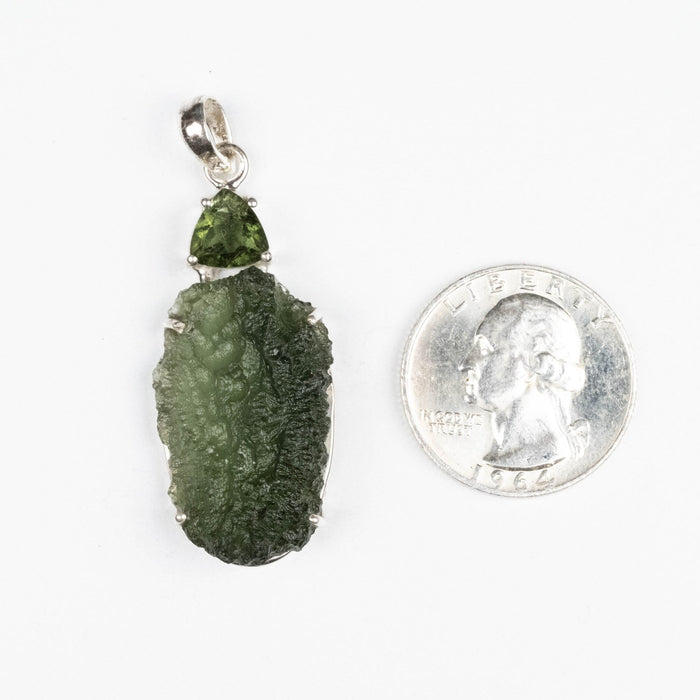 Moldavite Pendant 7.18 g 48x18mm - InnerVision Crystals