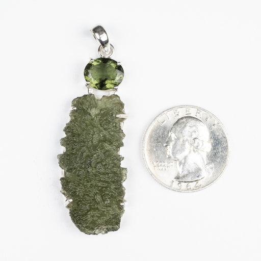 Moldavite Pendant 7.54 g 57x19mm - InnerVision Crystals
