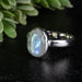 Moonstone Ring 10x8mm Size 7 - InnerVision Crystals