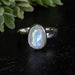 Moonstone Ring 10x8mm Size 7 - InnerVision Crystals