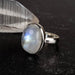 Moonstone Ring 13x10mm Size 6 - InnerVision Crystals