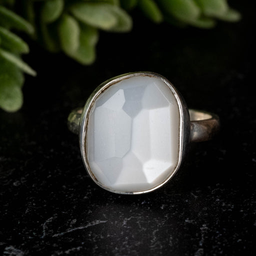 Moonstone Ring 15x13mm size 7 - InnerVision Crystals