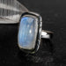 Moonstone Ring 16x8mm Size 6 - InnerVision Crystals