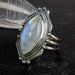 Moonstone Ring 18x8mm Size 4 - InnerVision Crystals