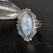 Moonstone Ring 19x10mm Size 9 - InnerVision Crystals