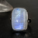 Moonstone Ring 19x13mm Size 8 - InnerVision Crystals