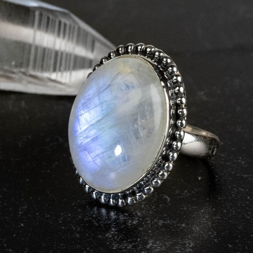 Moonstone Ring 23x18mm Size 11 - InnerVision Crystals