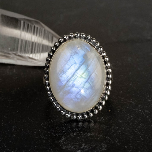 Moonstone Ring 23x18mm Size 11 - InnerVision Crystals