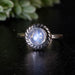 Moonstone Ring 6mm size 6 - InnerVision Crystals
