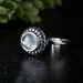 Moonstone Ring 6mm size 7 - InnerVision Crystals