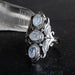 Moonstone Ring 6x4mm Size 11 - InnerVision Crystals