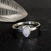 Moonstone Ring 7x5mm Size 6 - InnerVision Crystals
