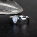 Moonstone Ring 7x6mm Size 8 - InnerVision Crystals