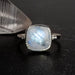 Moonstone Ring 9mm Size 7 - InnerVision Crystals