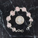 Morganite Bracelet 15x10mm 7" .925 Silver - InnerVision Crystals