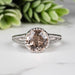 Morganite Ring 7.60mm Size 7 - InnerVision Crystals