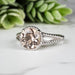 Morganite Ring 7.60mm Size 7 - InnerVision Crystals