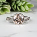 Morganite Ring 7.60mm Size 7 - InnerVision Crystals