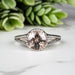 Morganite Ring 7.60mm Size 8 - InnerVision Crystals