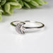 Muonionalusta Meteorite 7x5mm Moon Ring .925 Silver - InnerVision Crystals