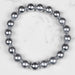 Muonionalusta Meteorite 9mm Bead Bracelet 7.5" - InnerVision Crystals