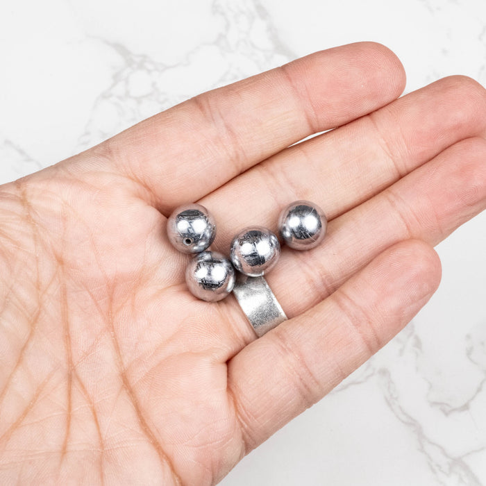 Muonionalusta Meteorite Bead 11.5mm - InnerVision Crystals
