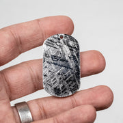 Muonionalusta Meteorite Dog Tag Pendant 36.32 g 44x26mm - InnerVision Crystals