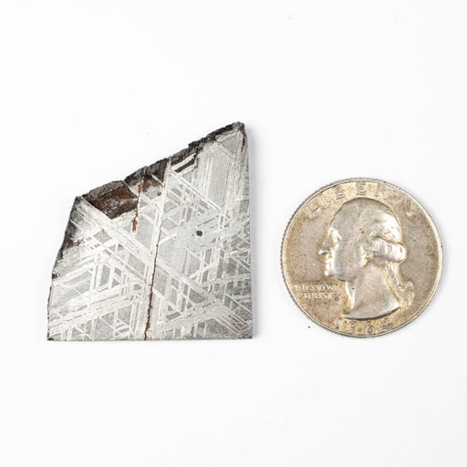 Muonionalusta Meteorite Slice 19.82 g 32x30mm - InnerVision Crystals