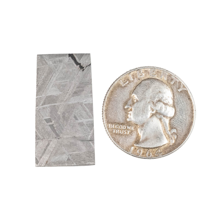 Muonionalusta Meteorite Slice 5.40 g 29x15mm - InnerVision Crystals