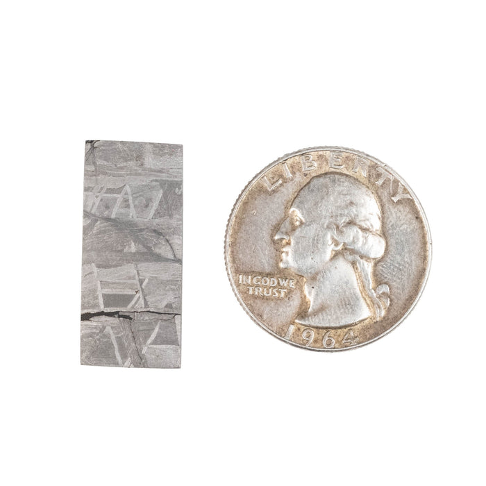 Muonionalusta Meteorite Slice 7.82 g 25x11mm - InnerVision Crystals