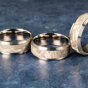 Muonionalusta Meteorite + Titanium Ring | Choose Size - InnerVision Crystals
