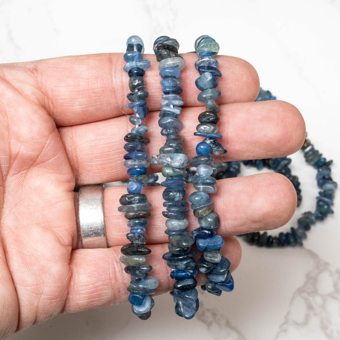 NEW Kyanite Tumbled Chips Bracelet - InnerVision Crystals
