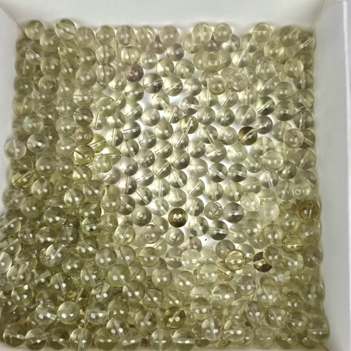 NEW Libyan Desert Glass Bead 8mm - InnerVision Crystals