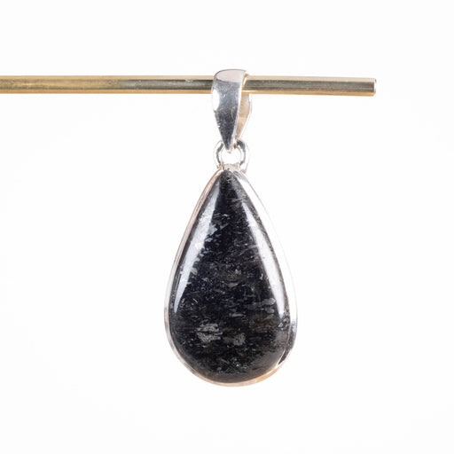 Nuummite Pendant 10.24 g 47x20mm - InnerVision Crystals