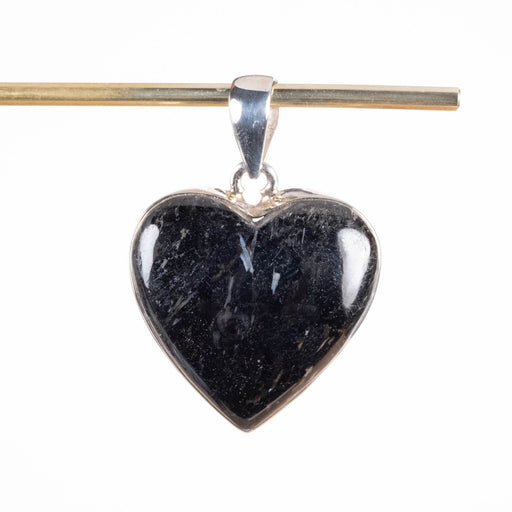 Nuummite Pendant 12.07 g 42x29mm - InnerVision Crystals