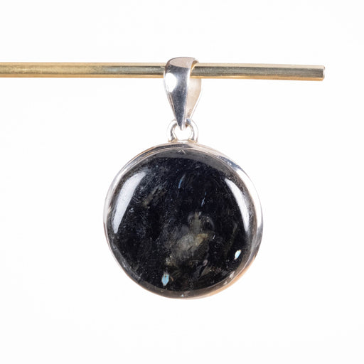 Nuummite Pendant 14.86 g 42x27mm - InnerVision Crystals