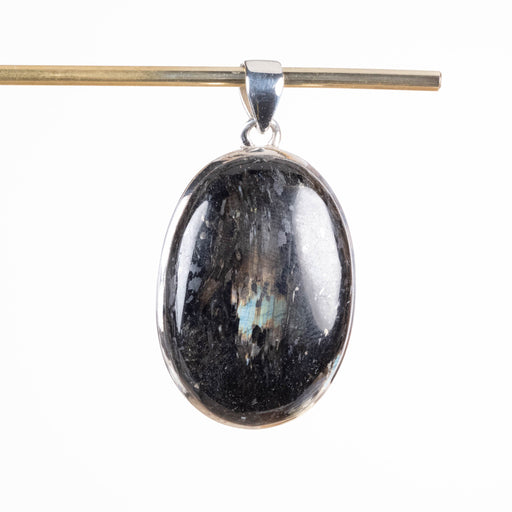 Nuummite Pendant 21.63 g 50x27mm - InnerVision Crystals