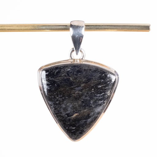 Nuummite Pendant 8.55 g 41x27mm - InnerVision Crystals