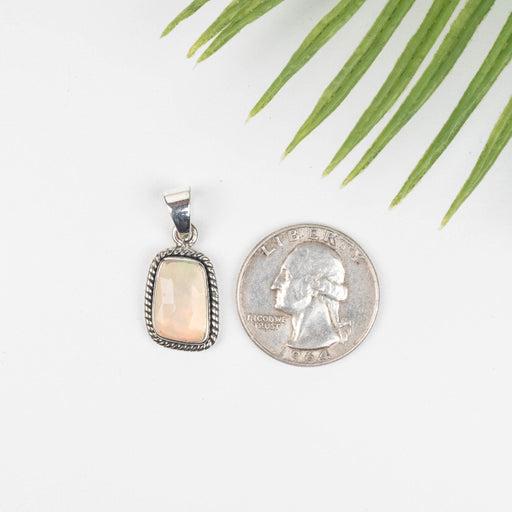 Opal Pendant 3.05 g 28x12mm .925 Silver - InnerVision Crystals