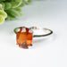 Orange Kyanite Ring 10x8mm Size 7 - InnerVision Crystals